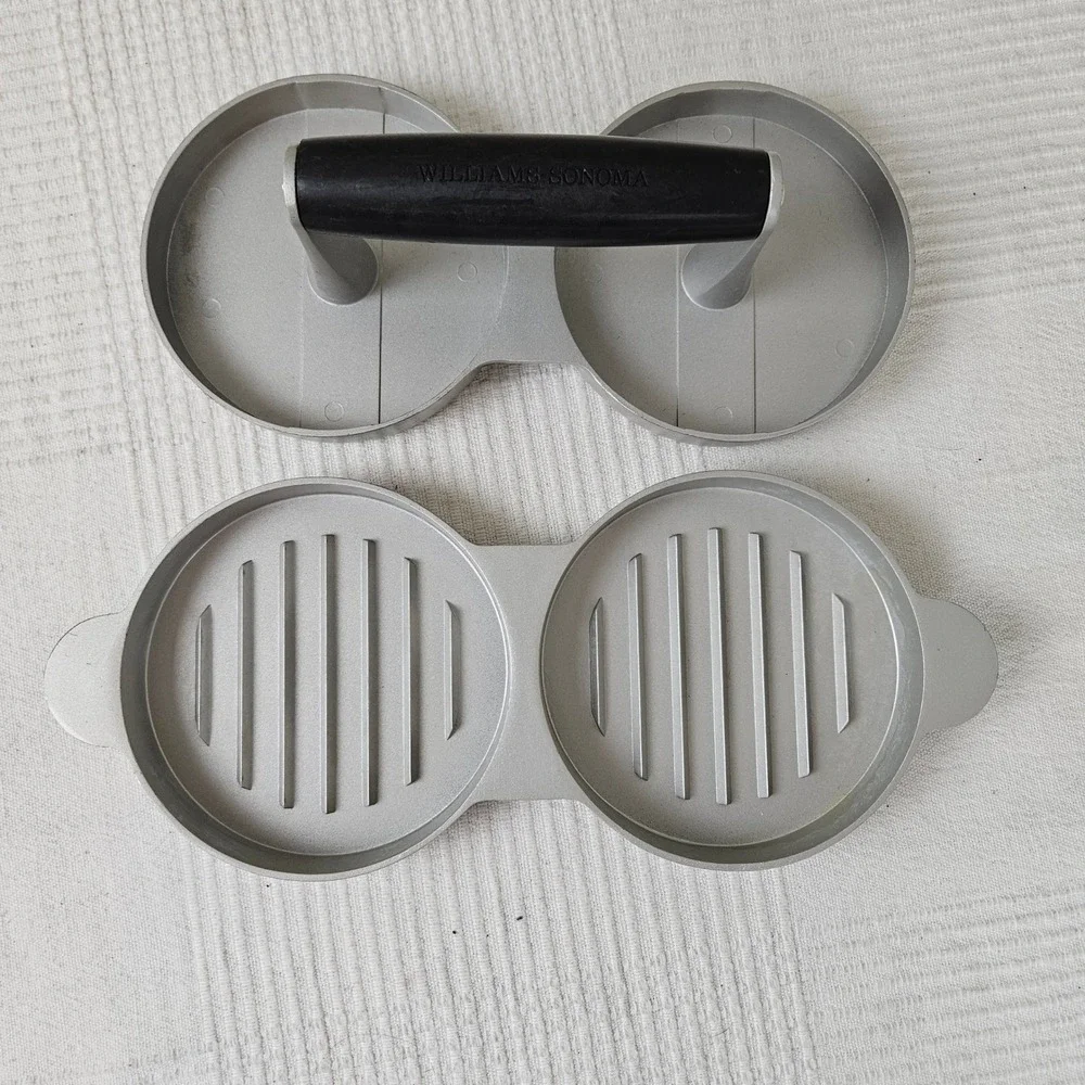 Williams Sonoma Double Hamburger Patty Burger Press‎